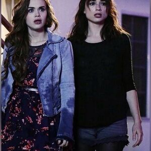 Free People Black Jean Shorts